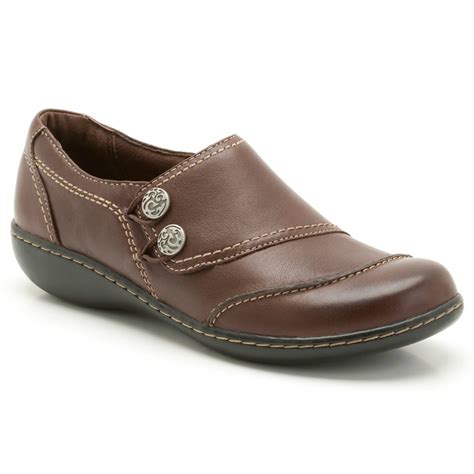 women's brown leather casual shoes